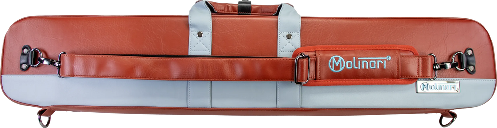 Molinari Retro Flat 3x6 Soft Case - Brown / Light Blue