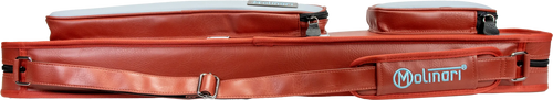 Molinari Retro 3x6 Soft Case - Brown / Light Blue 5