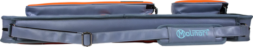 Molinari Retro 3x6 Soft Case - Gray / Orange 5