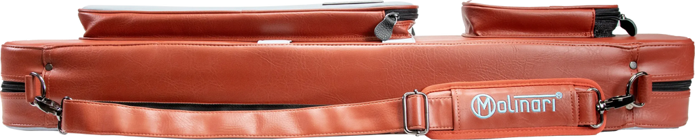 Molinari Retro Flat 3x6 Soft Case - Brown / Light Blue