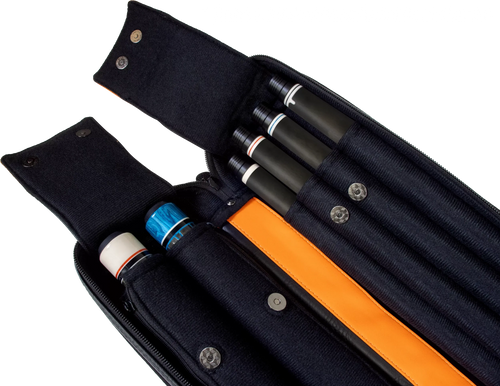 Molinari Retro 2x4 Soft Case - Black / Orange 7