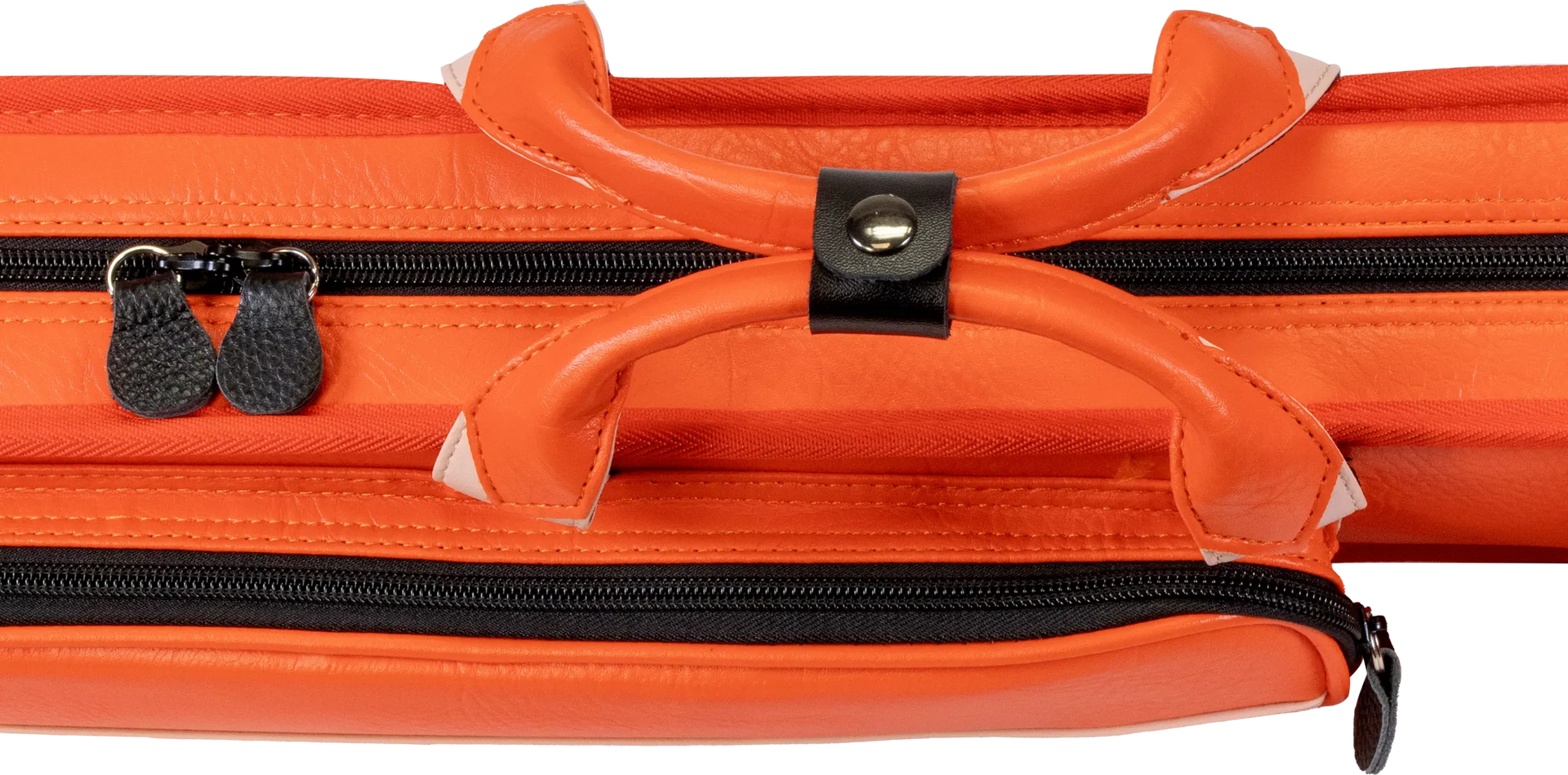 Molinari Classic Butterfly2x4 Soft Cue Case - Orange / Light Pink