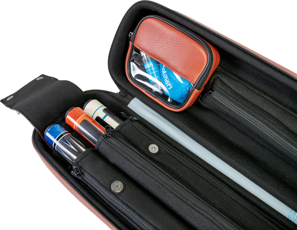 Molinari Retro Flat 3x6 Soft Case - Brown / Light Blue