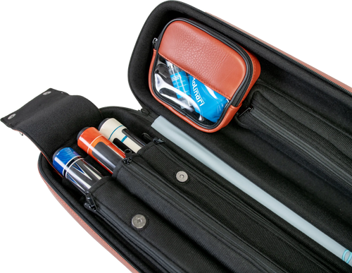 Molinari Retro Flat 3x6 Soft Case - Brown / Light Blue 9