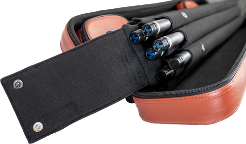 Molinari Retro Flat 3x6 Soft Case - Brown / Light Blue 10