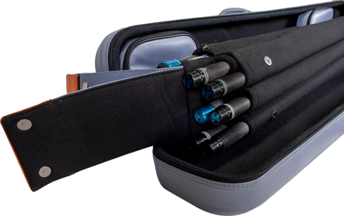 Molinari Retro Flat 3x6 Hard Case - Gray / Orange 10