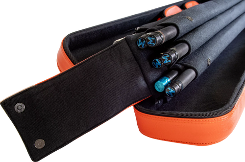 Molinari Retro Flat 3x6 Soft Case - Orange / Light Pink 10