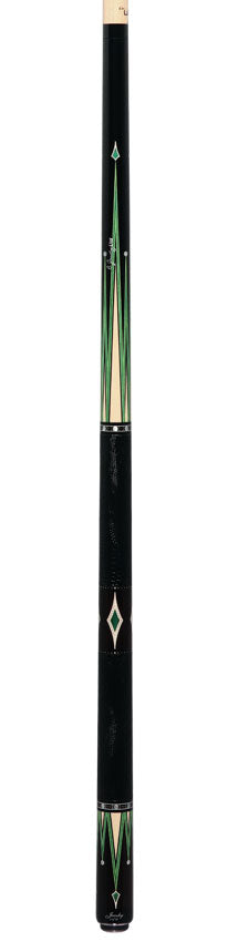 Jacoby Custom Raven Pool Cue - 0917-52LWGRN