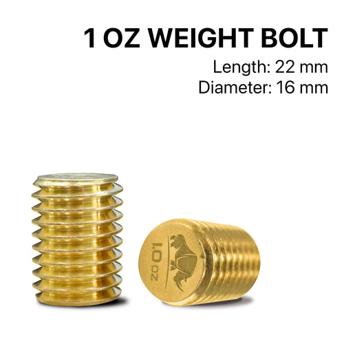 Rhino RCWBKIT Weight Bolt Kit - 2.60oz. Total 2