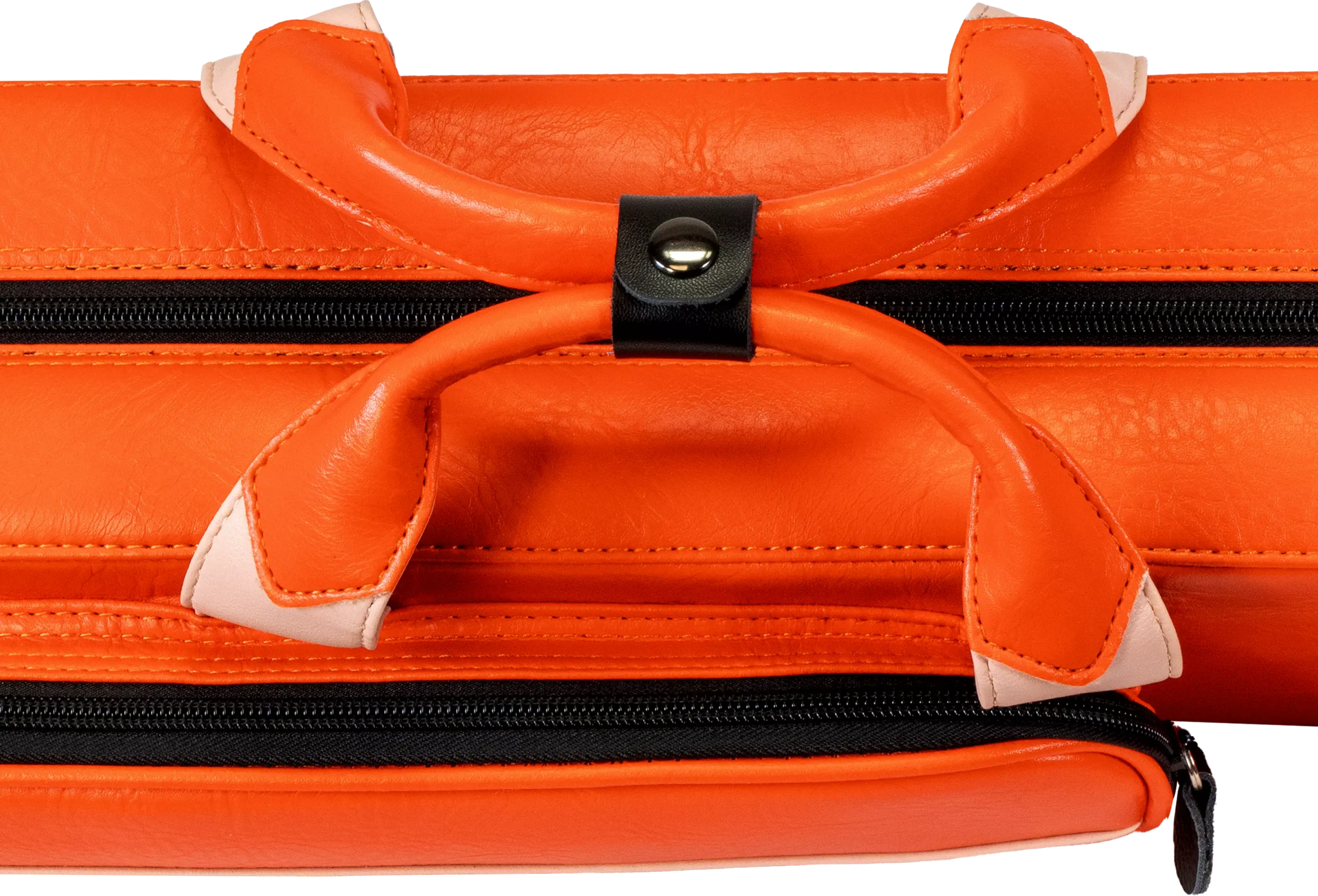 Molinari Flat Butterfly 2x4 Soft Cue Case - Orange / Light Pink