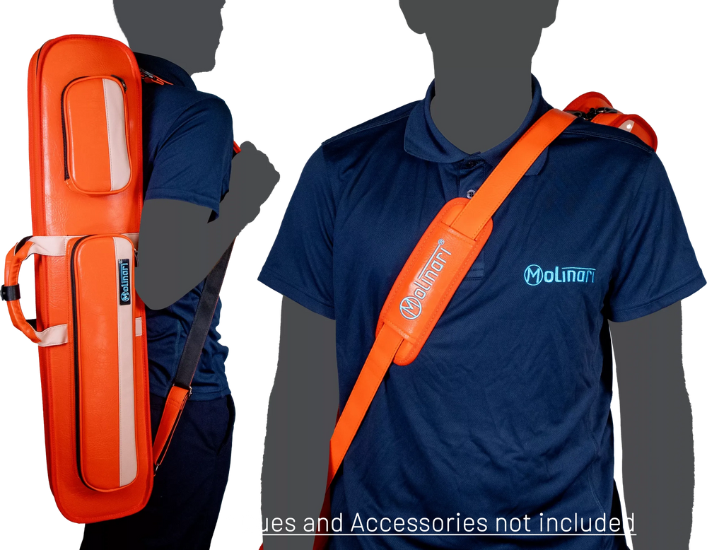 Molinari Retro 3x6 Soft Case - Orange / Light Pink