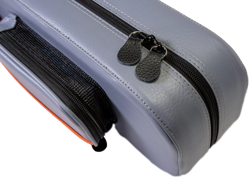Molinari Retro Flat 3x6 Hard Case - Gray / Orange 13