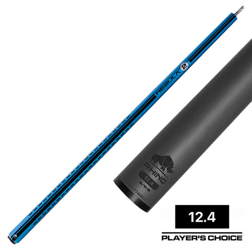 Rhino RCNEB2NWSBL Nebula 2 No Wrap Pool Cue - Sky Blue 13