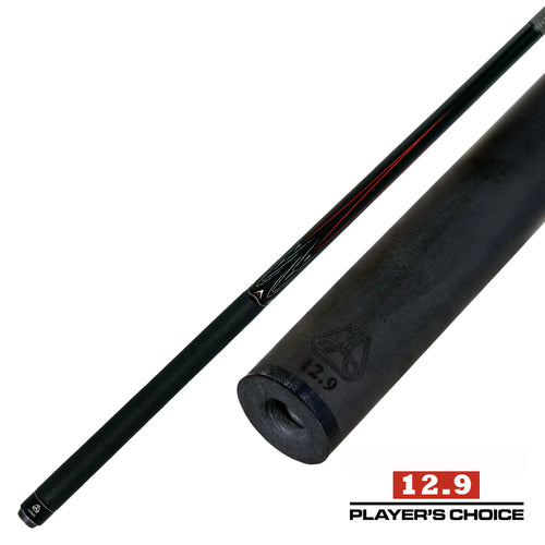 Linc LC103 Black with Red / Gray Graphic Cue & Carbon Fiber Shaft 9