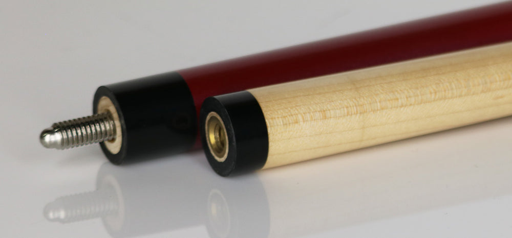 Imperial 13-754NW Vision Series Pool Cue - Red with No-Wrap