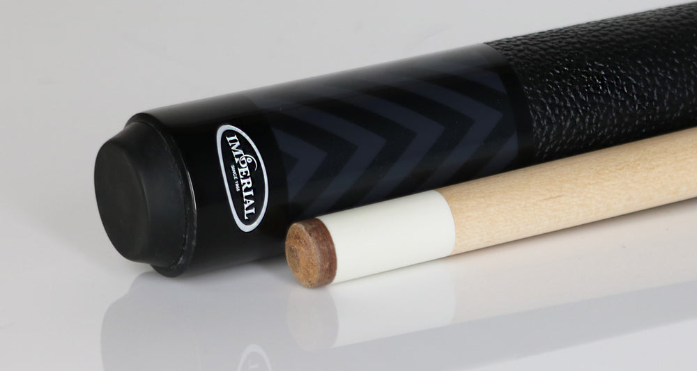 Imperial 13-791 Chevron Series Pool Cue - Grey with Leatherette Wrap