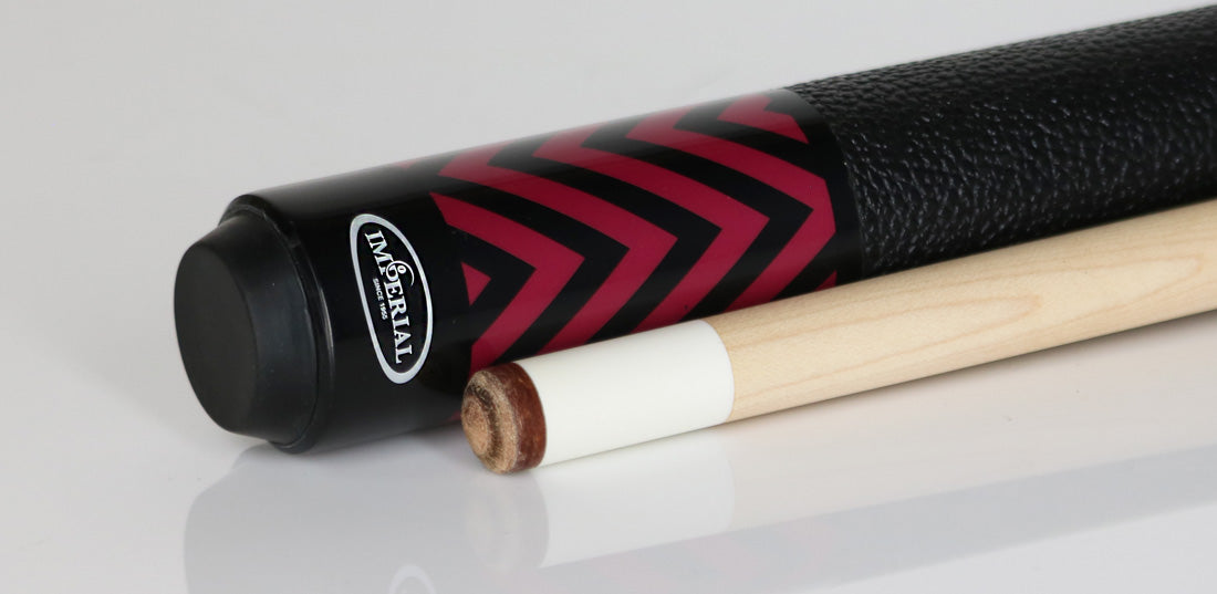Imperial 13-792 Chevron Series Pool Cue - Pink with Leatherette Wrap