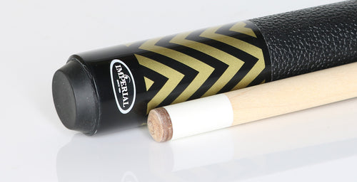 Imperial 13-793 Chevron Series Pool Cue - Gold with Leatherette Wrap 5