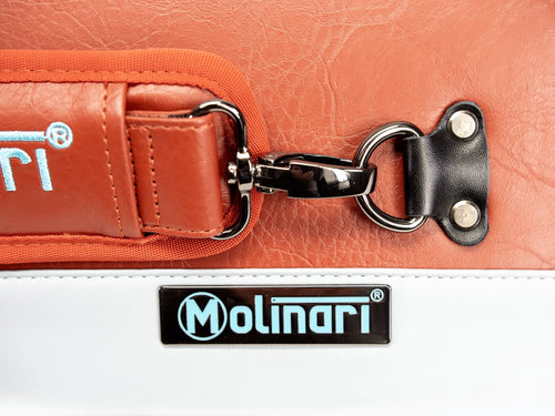 Molinari Retro Flat 3x6 Soft Case - Brown / Light Blue 15