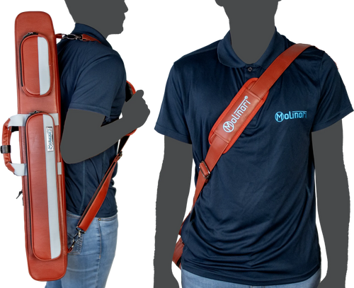 Molinari MCRFB2X4BRBL Flat Butterfly 2x4 Soft Case - Brown / Light Blue 16