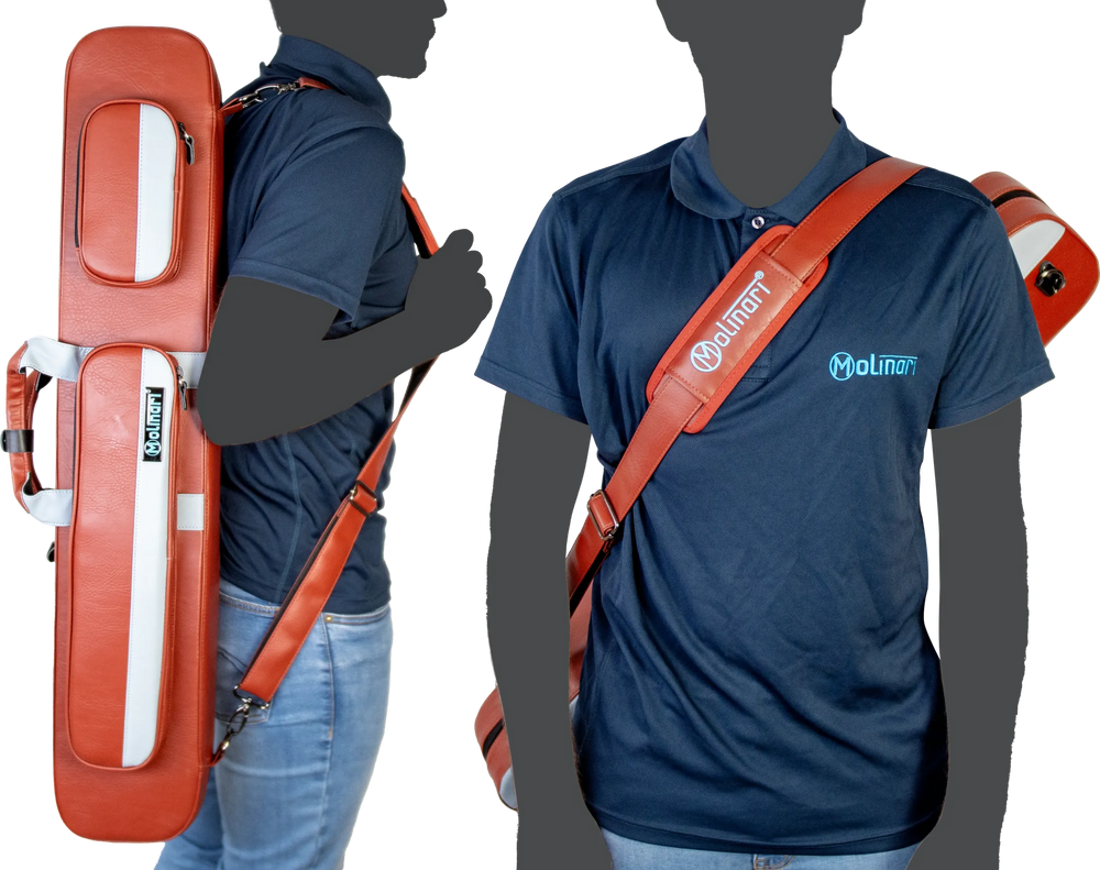 Molinari Retro Flat 3x6 Soft Case - Brown / Light Blue