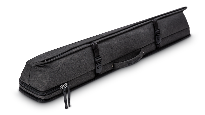 Predator Urbain Dark Gray Top Zip 2x4 Hard Pool Cue Case - PREU2X4DGRYH