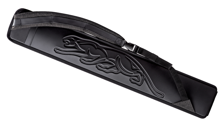 Predator Urbain Dark Gray Top Zip 2x4 Hard Pool Cue Case - PREU2X4DGRYH