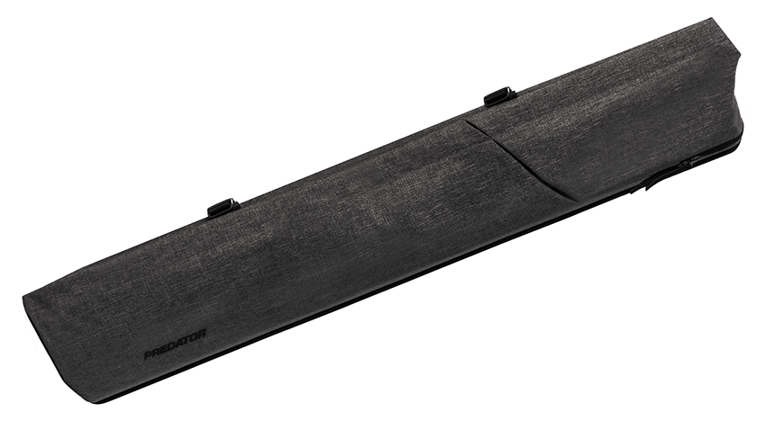 Predator Urbain Dark Gray Top Zip 2x4 Hard Pool Cue Case - PREU2X4DGRYH