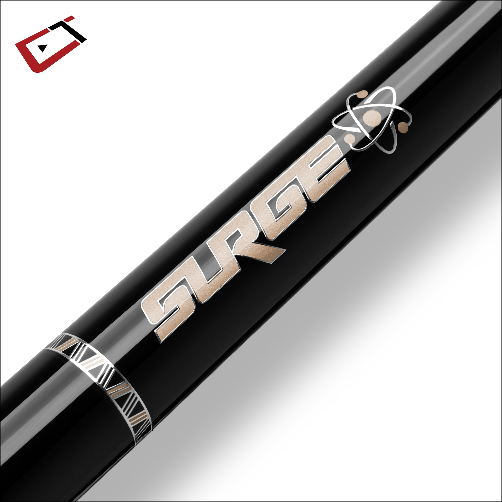 Cuetec AVID Surge Break Cue - Black and Gold