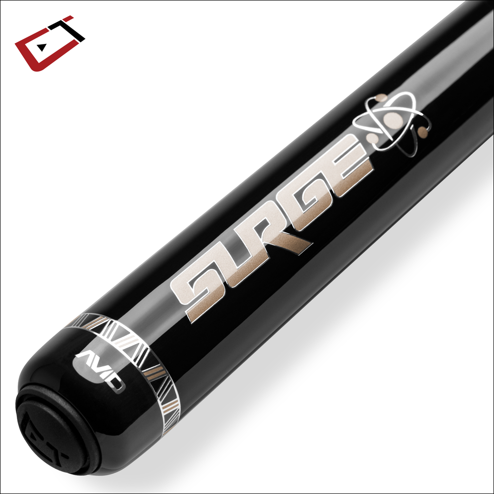 Cuetec AVID Surge Jump Cue - Black and Gold