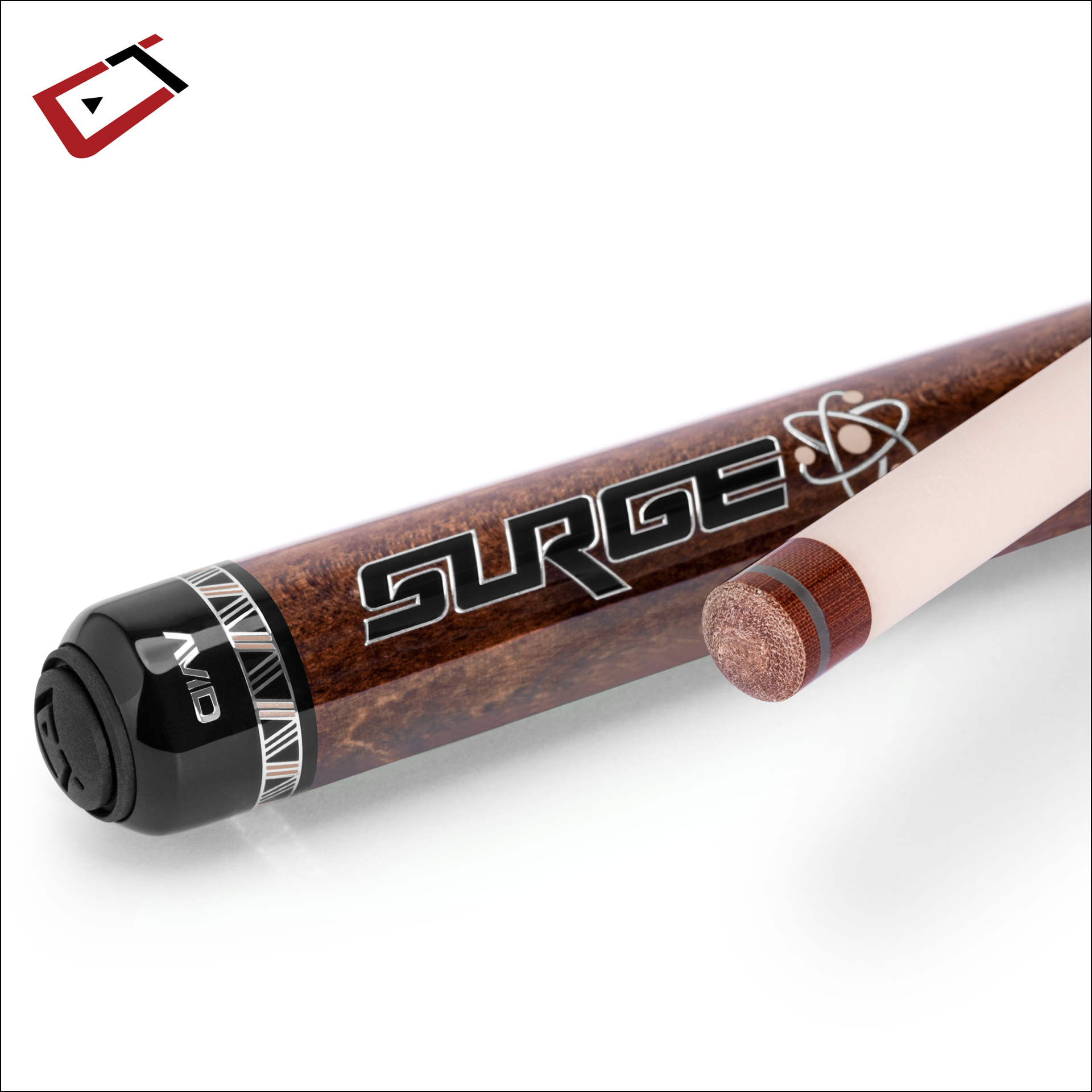Cuetec AVID Surge Jump Cue - Brown Stain