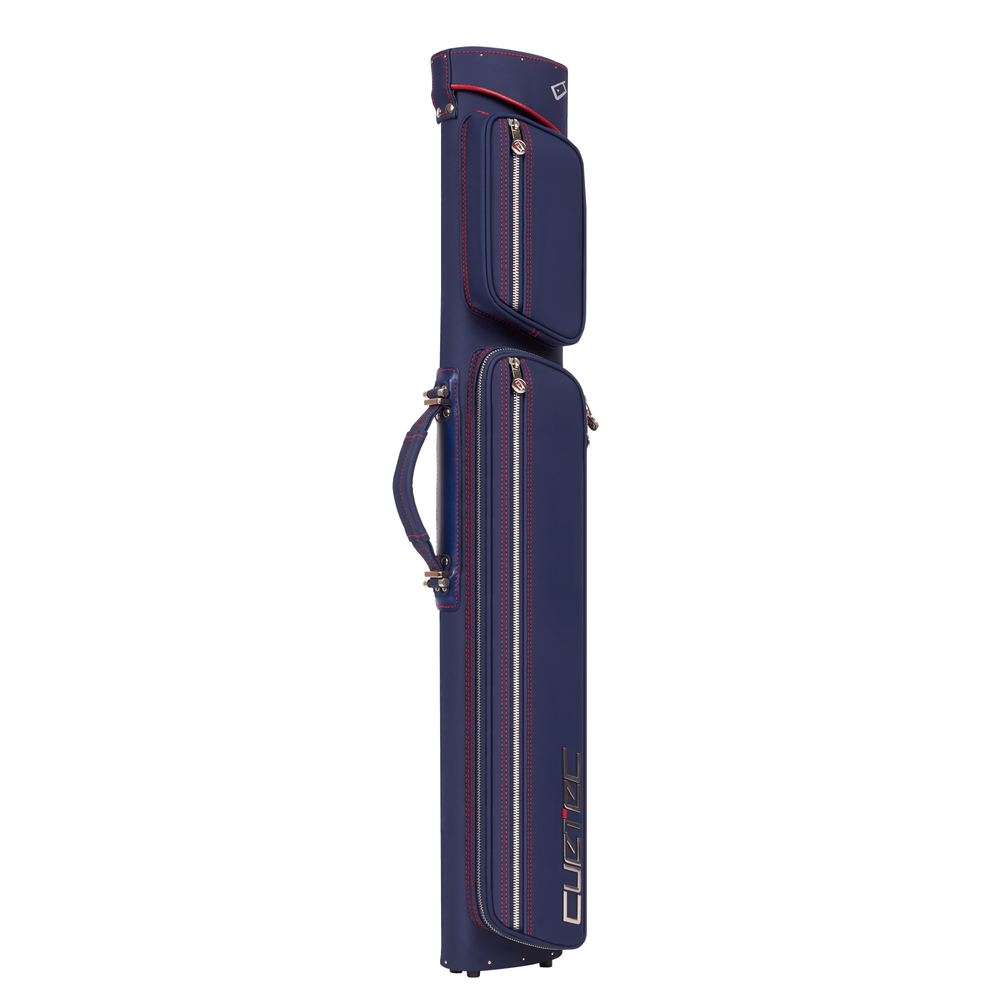 Cuetec 95-754 Pro Line 2x4 Hard Professional Pool Cue Case - Navy