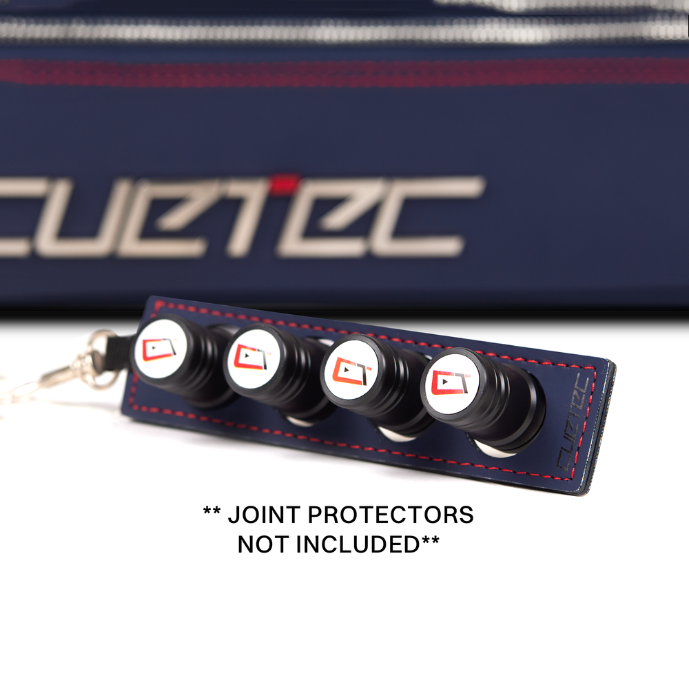 Cuetec 95-754 Pro Line 2x4 Hard Professional Pool Cue Case - Navy