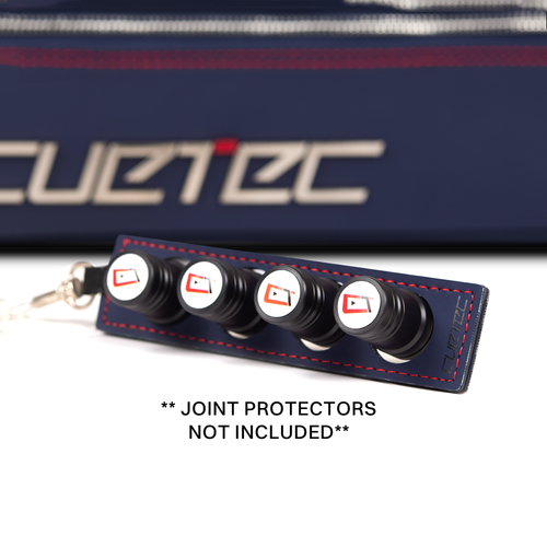 Cuetec 95-754 Pro Line 2x4 Hard Professional Pool Cue Case - Navy 4