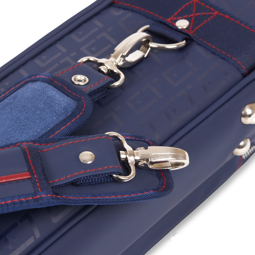 Cuetec 95-755 Pro Line 4x8 Soft Professional Pool Cue Case - Navy 4