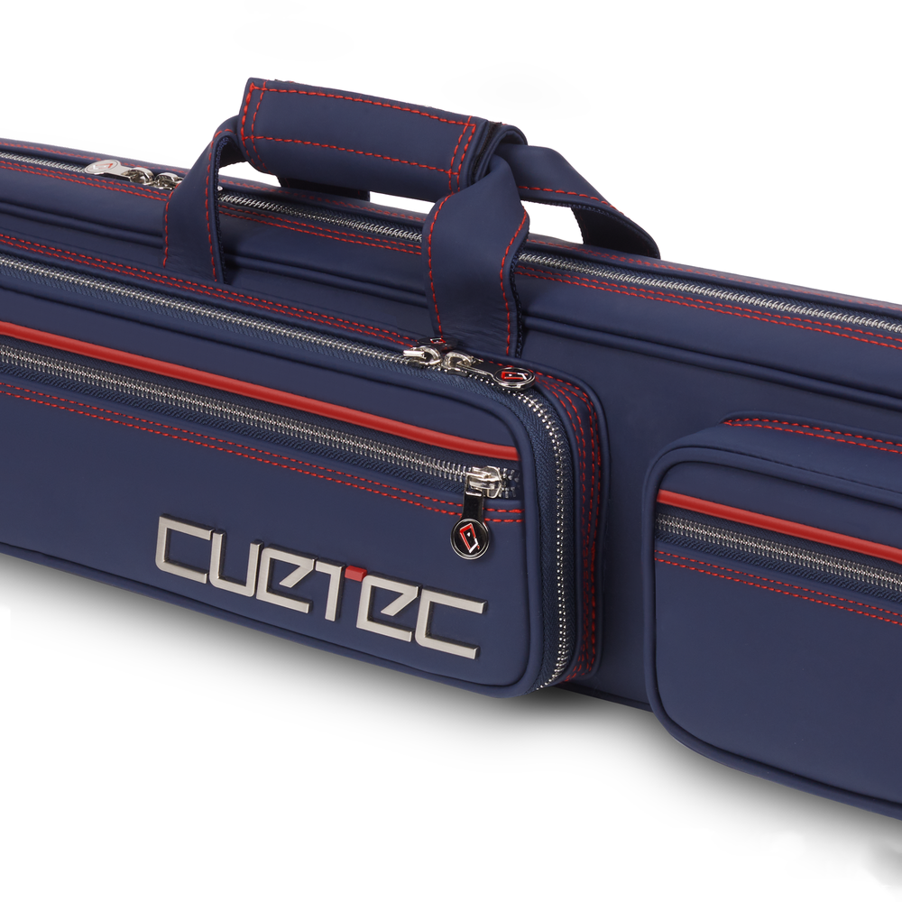 Cuetec 95-755 Pro Line 4x8 Soft Professional Pool Cue Case - Navy