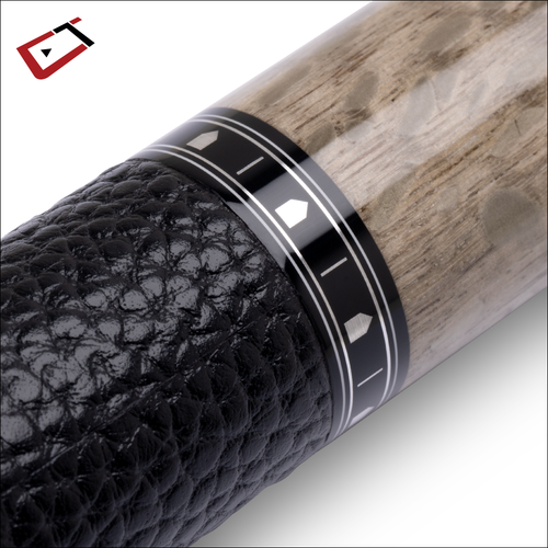 Cuetec 95-110LTW Cynergy Truewood Sycamore 2 Leather Wrap Play Cue - 12.5mm 3