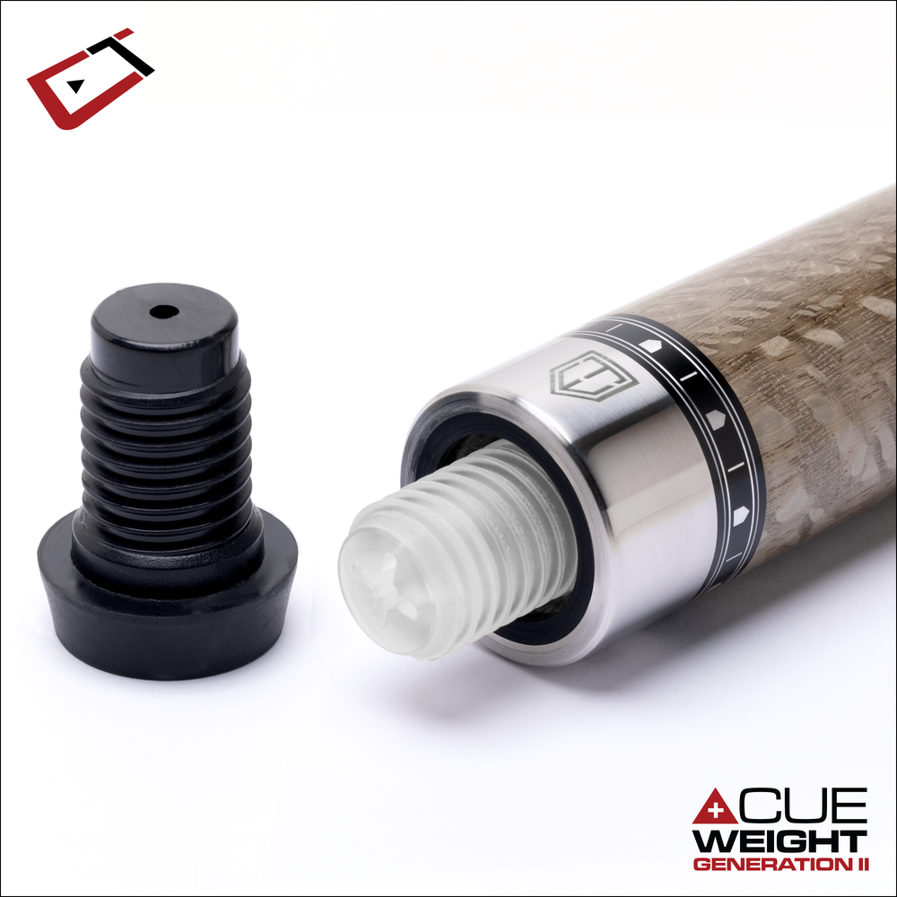 Cuetec 95-110LTWS Cynergy Truewood Sycamore 2 Leather Wrap Play Cue - 11.8mm