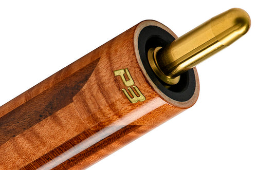 Predator P3 Aura Golden Curly Maple and Bocote No Wrap Pool Cue - Uni-loc 10