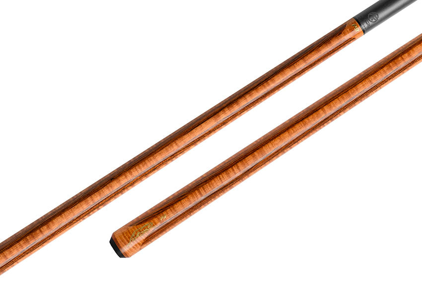 Predator P3 Aura Golden Curly Maple and Bocote No Wrap Pool Cue - Uni-loc