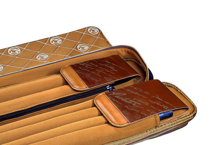 Predator Limited Edition Legacy 2x4 Soft Pool Cue Case - Light Brown