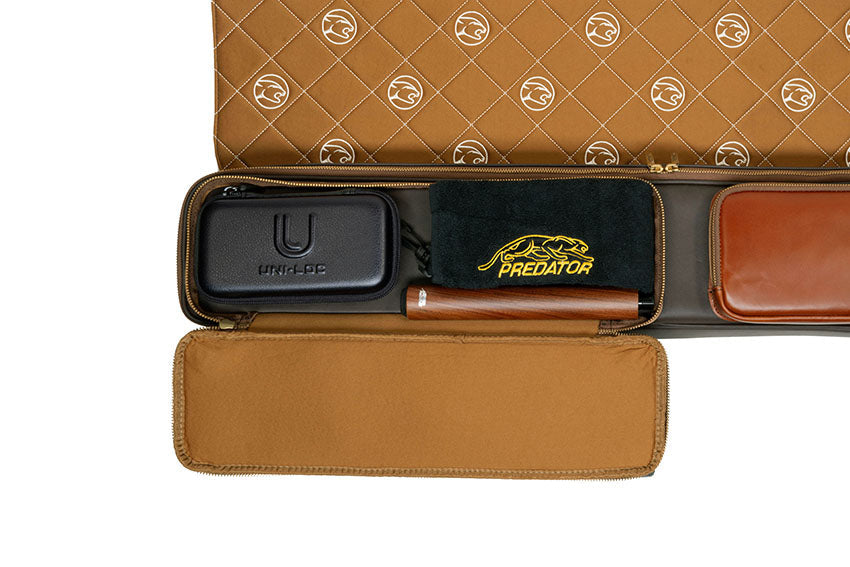 Predator Limited Edition Legacy 2x4 Soft Pool Cue Case - Light Brown