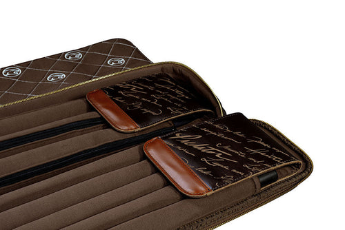 Predator Limited Edition Legacy 3x5 Soft Pool Cue Case - Dark Brown 11