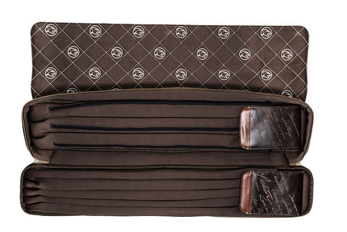 Predator Limited Edition Legacy 3x5 Soft Pool Cue Case - Dark Brown 12