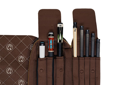 Predator Limited Edition Legacy 3x5 Soft Pool Cue Case - Dark Brown 13