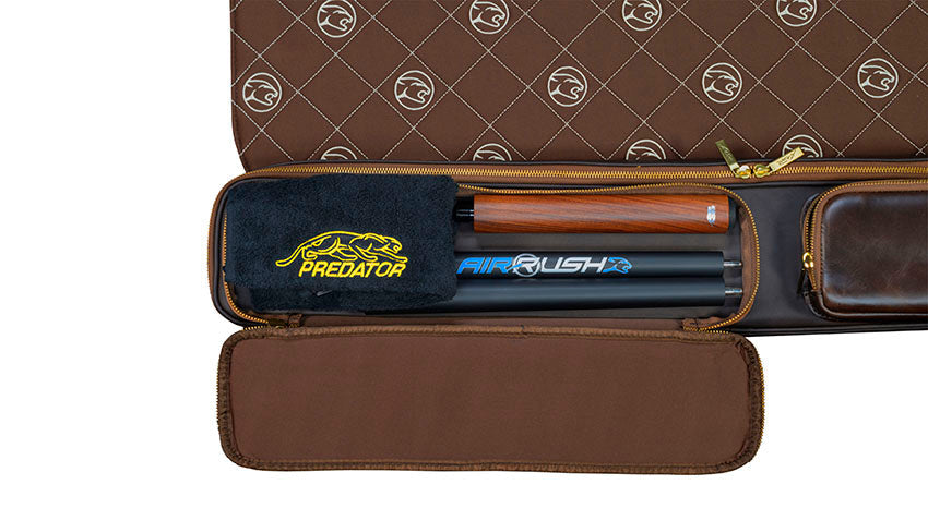 Predator Limited Edition Legacy 3x5 Soft Pool Cue Case - Dark Brown