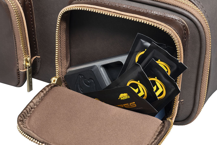 Predator Limited Edition Legacy 3x5 Soft Pool Cue Case - Dark Brown