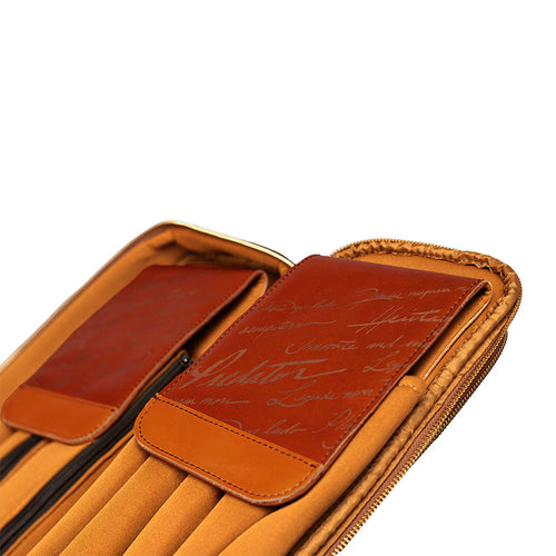 Predator Limited Edition Legacy 3x5 Soft Pool Cue Case - Light Brown 12