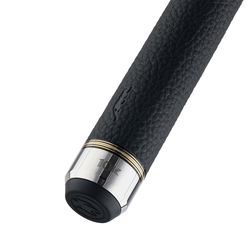 Predator 10K Luxe Leather Wrap Pool Cue - Black