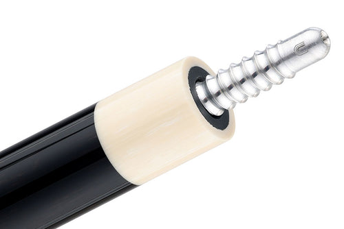 Predator Truesplice 16 Ebony Forearm with Purple and Pink Veneers Pool Cue with Lizard Wrap - Radial 7